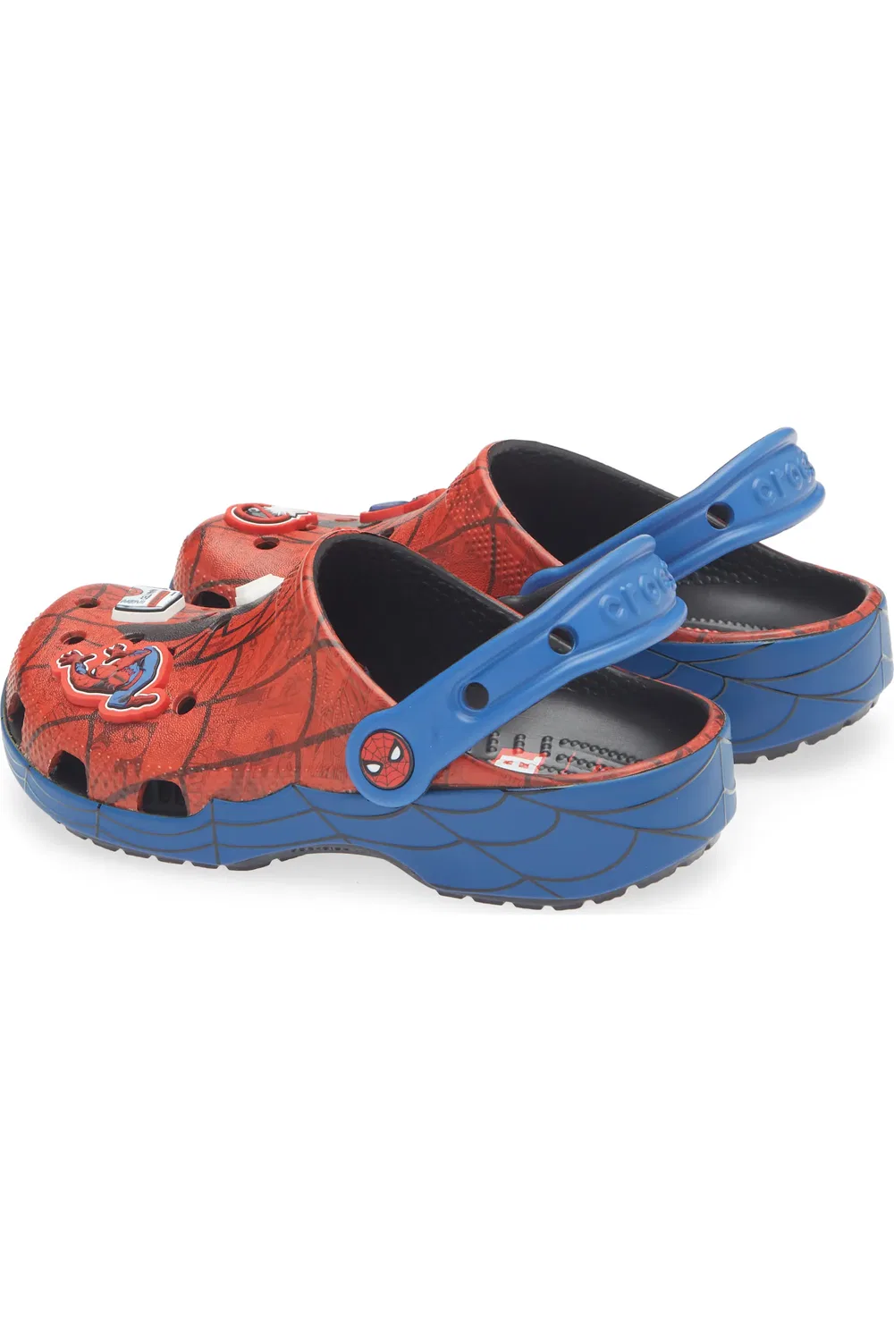 Детские сабо с героем Spiderman Classic Clog CROCS, Red Multi — фото 2