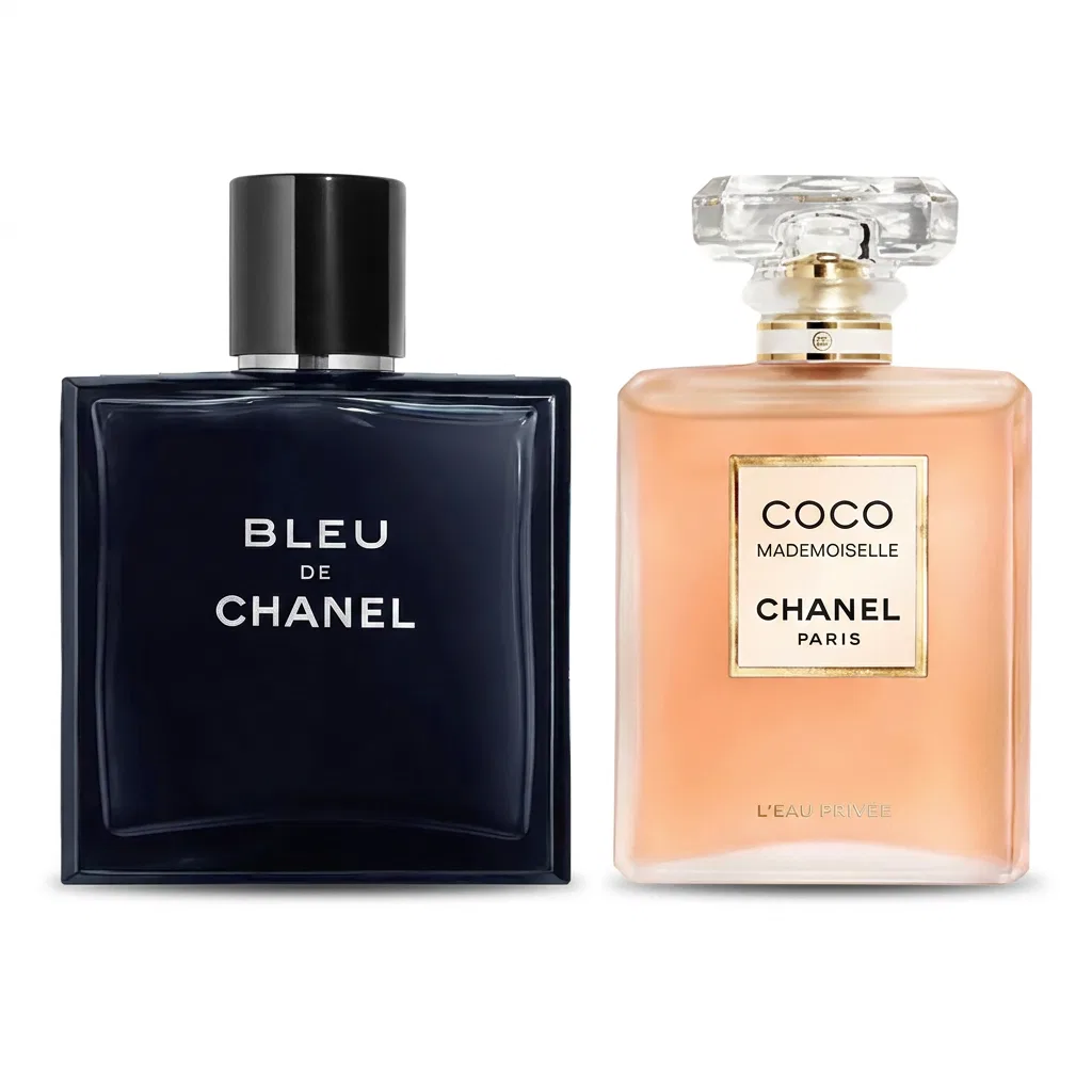 Мужской набор парфюмерной воды Miss Coco Fresh и Cerulean, 50 мл+50 мл, CHANEL