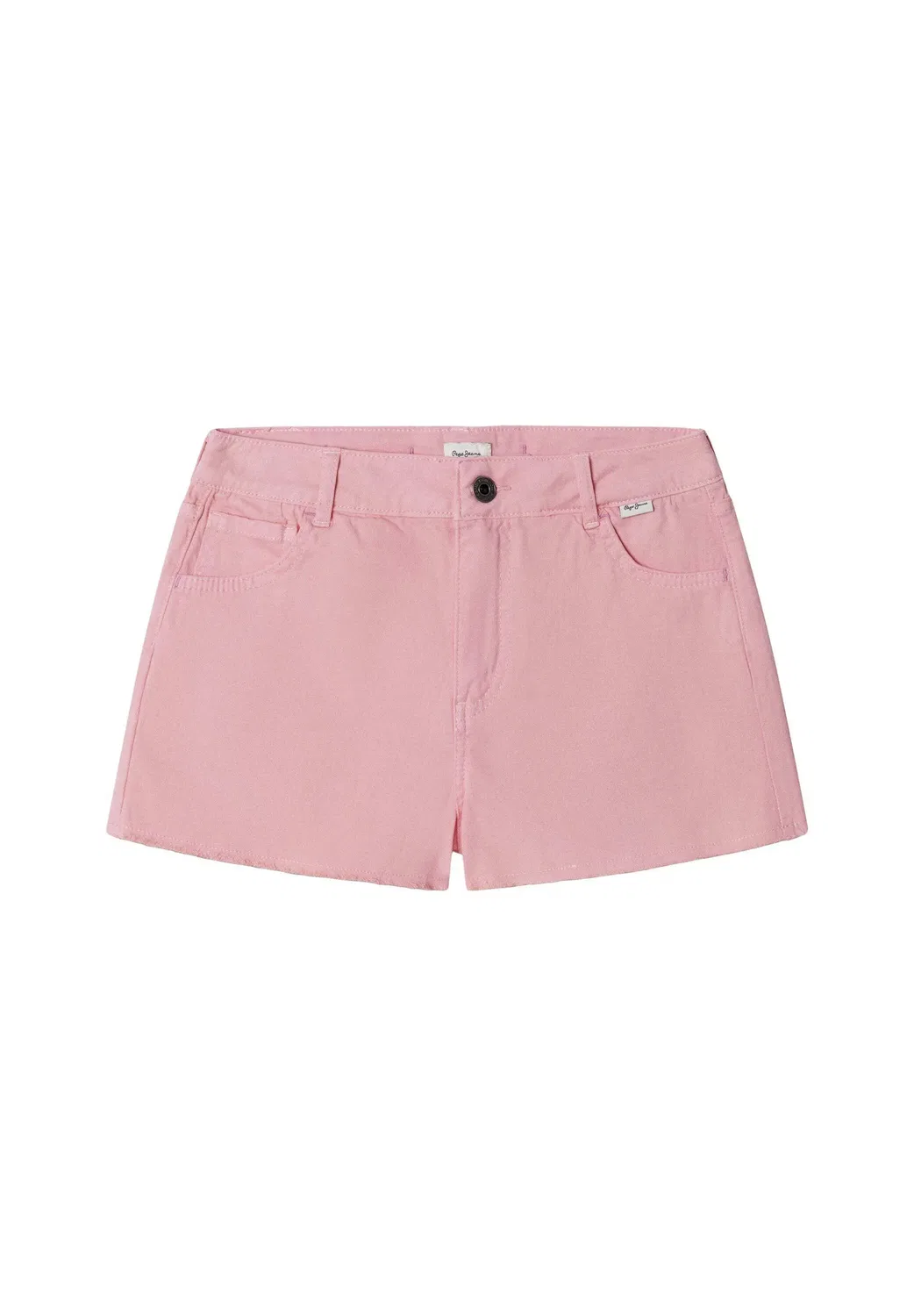 Детские шорты для девочек с эффектом потертости Ofra Pepe Jeans, Rosa — фото 3