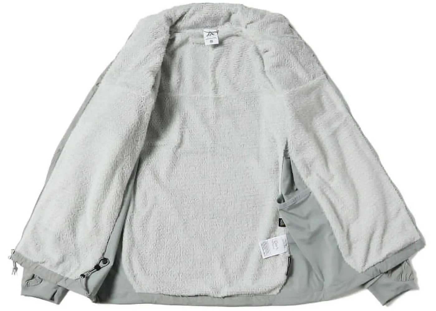 Мужская куртка-ветровка с длинным рукавом Jacket (Asia Sizing) Nike, Mica Green/Light Silver — фото 3