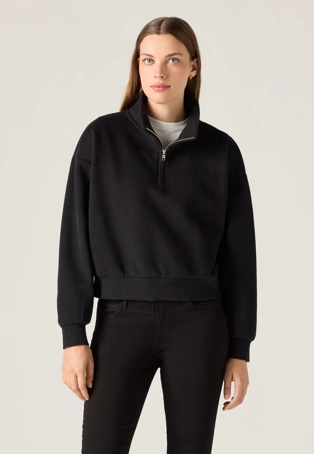 Повседневная толстовка на молнии до середины груди Levi'S, Anthracite Night — фото 2