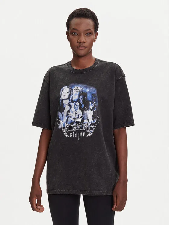 Футболка oversize 20th Century Fox Disney Adidas, черный