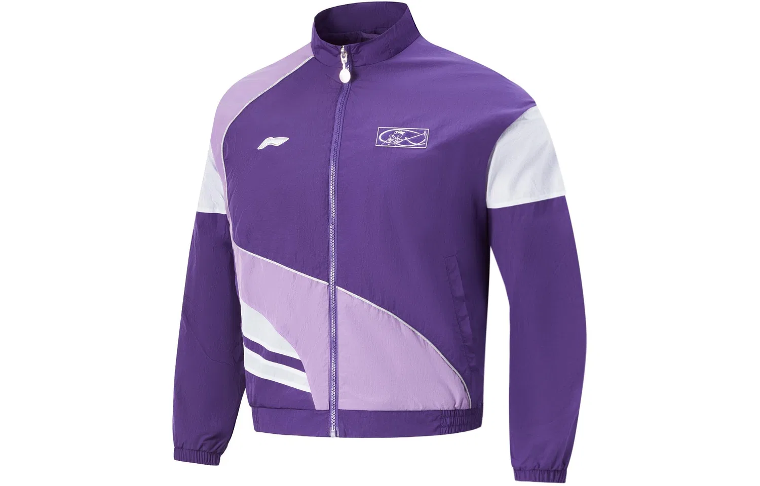 Детское пальто-тренч Unisex Li-Ning, Iron Blue Purple