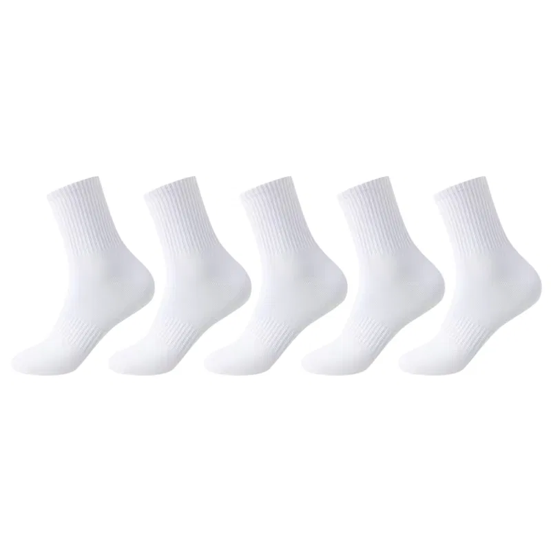 Детские гольфы комплект из 5 пар, Knee High Socks, 5 Pack (3 Black+2 Gray), MIIOW — фото 3