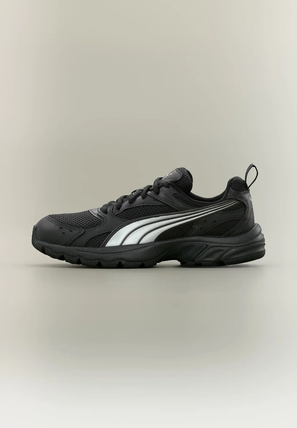 Milenio tech jr унисекс - кроссовки Puma, Black/Silver-Coloured