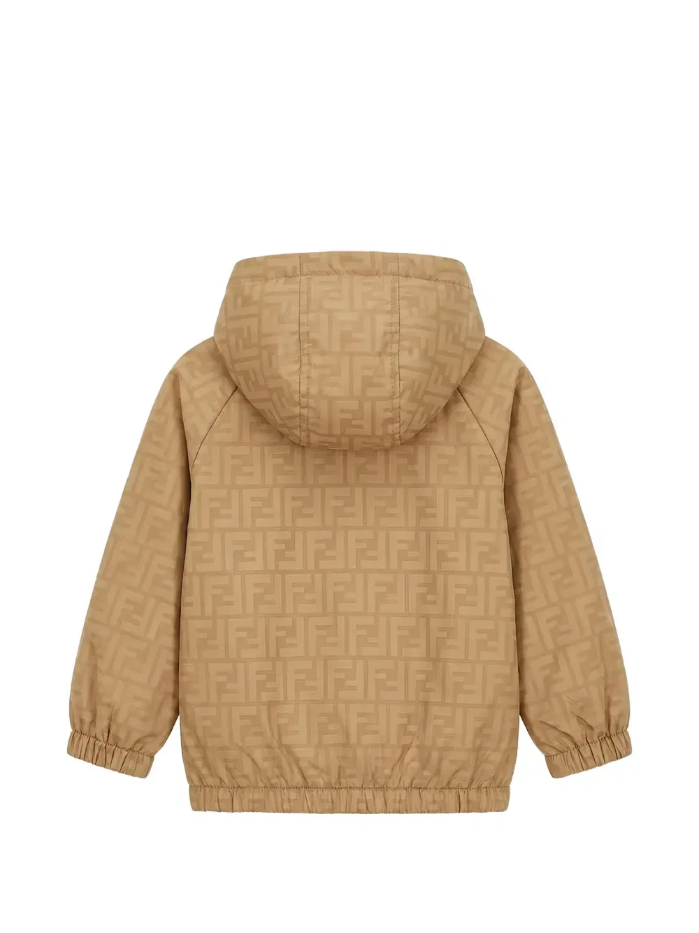 Двусторонняя ветровка FF FENDI KIDS, бежевый — фото 2
