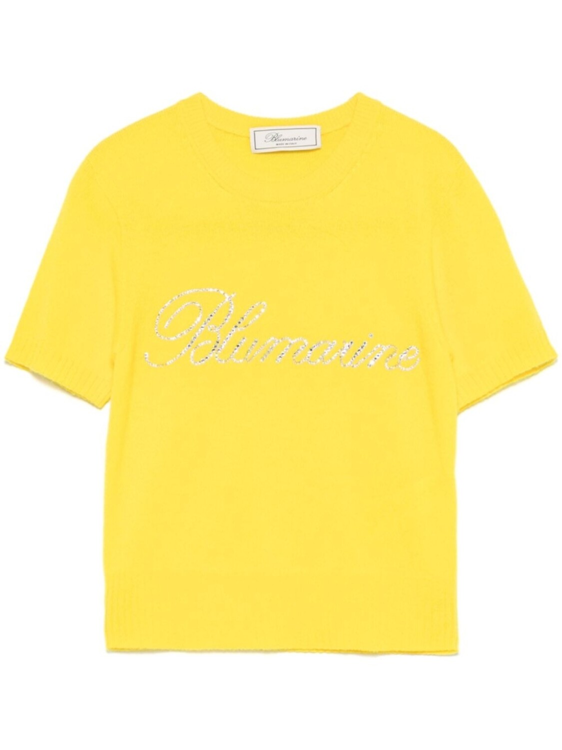 

Топ с логотипом Blumarine, желтый