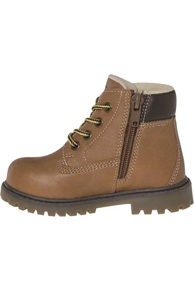 Детские ботинки для девочек с принтом Lace up boots Fila, Brown — фото 2