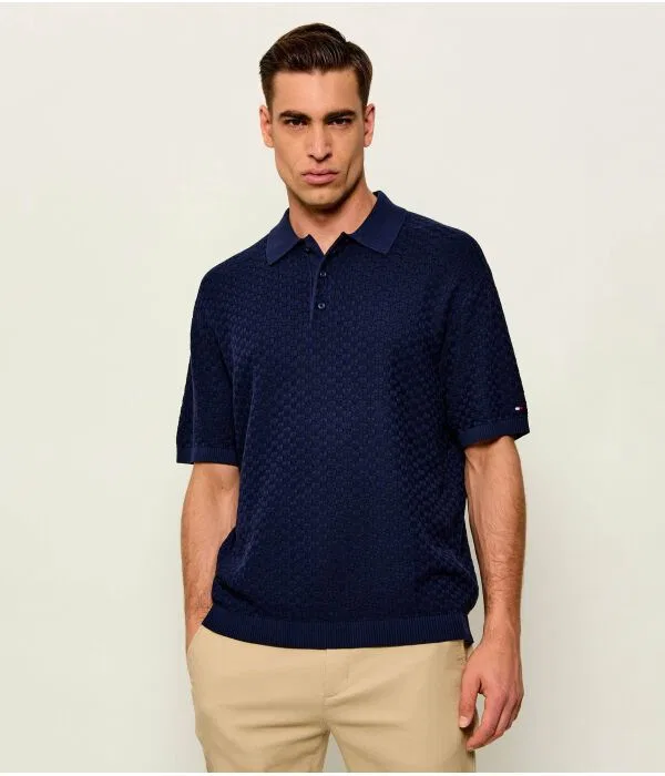 Мужское поло Loose Fit Tommy Hilfiger, Blu Marino
