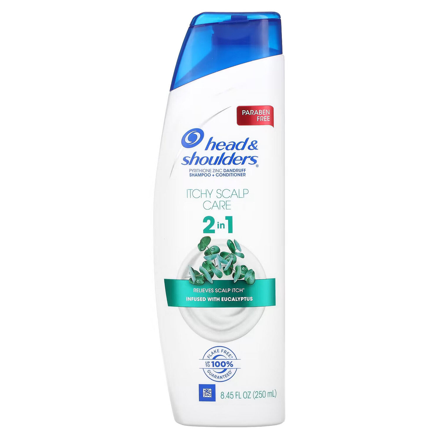 

Head & Shoulders, Средство для защиты от зуда кожи головы, шампунь и кондиционер 2 в 1, с эвкалиптом, 250 мл (8,45 жидк. Унции)