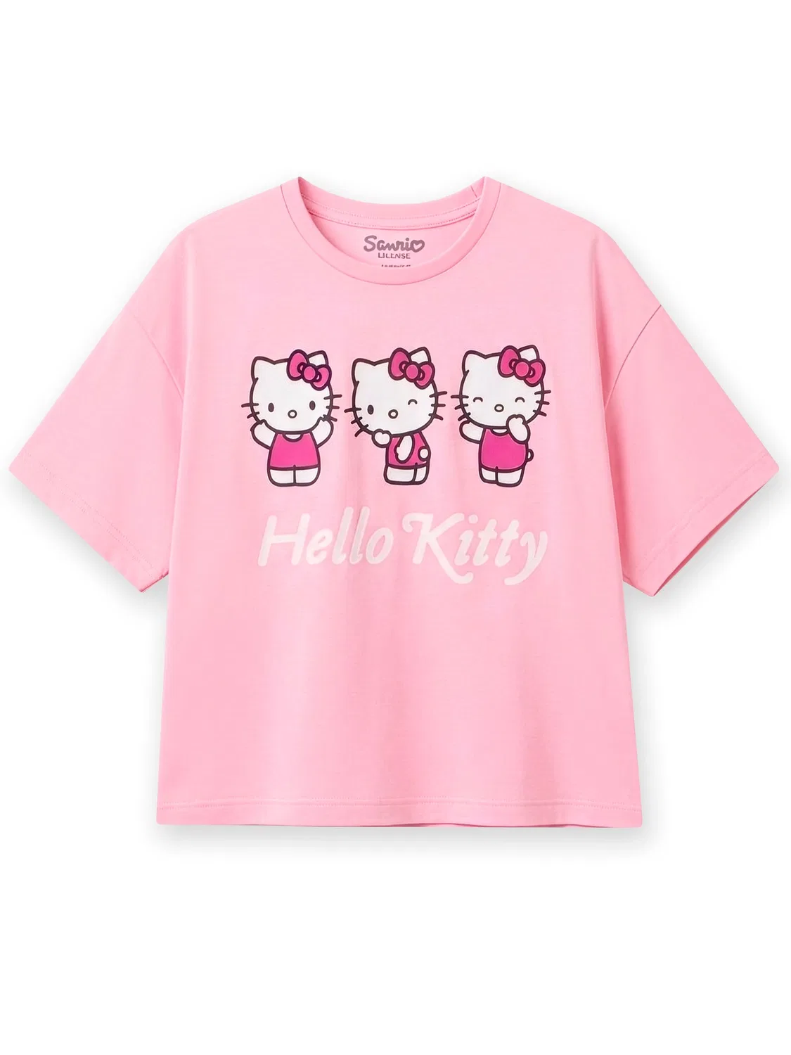 Футболка с принтом Hello Kitty Character, розовый