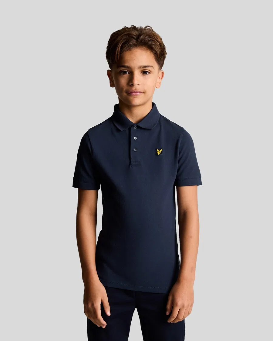 Футболка Lyle & Scott темно-синего цвета — фото 2