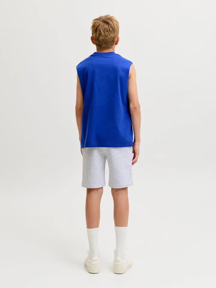 Шорты из футера Gordon Jack & Jones Junior, серый — фото 3