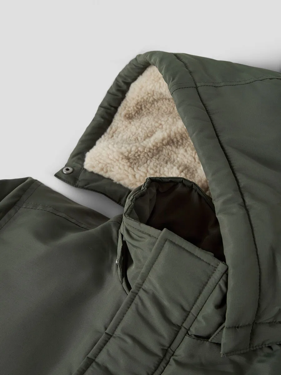 Куртка NAME IT Performance Jacket 'NKMMARLOW' зеленого цвета — фото 4
