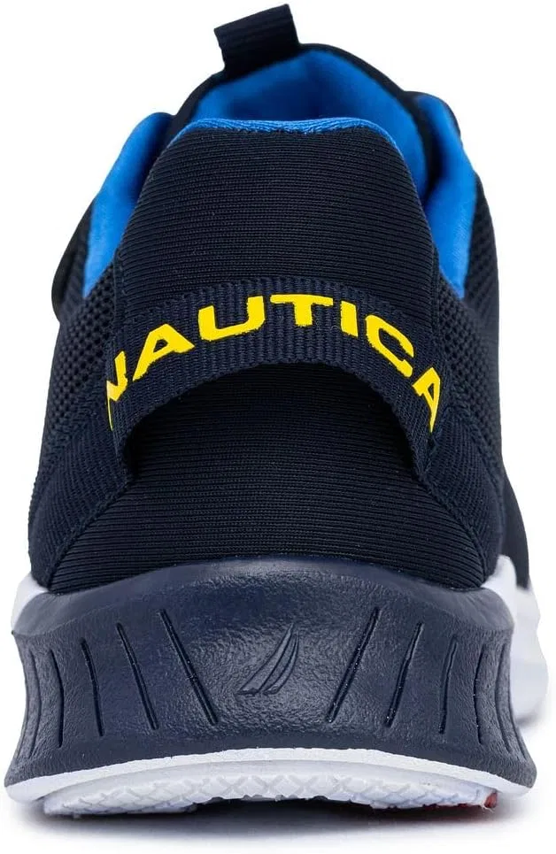 Детские кроссовки для мальчиков с одной лямкой Nautica, Navy White — фото 3