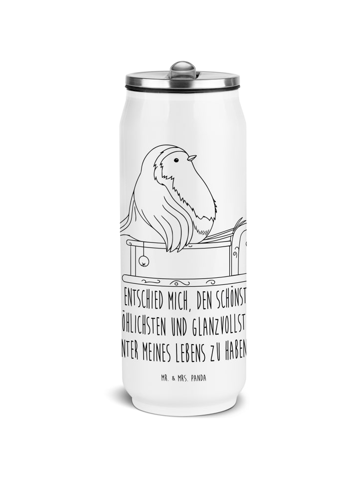 

Mr. & Mrs. Panda Бутылка для напитков в виде саней Робина с надписью белого цвета