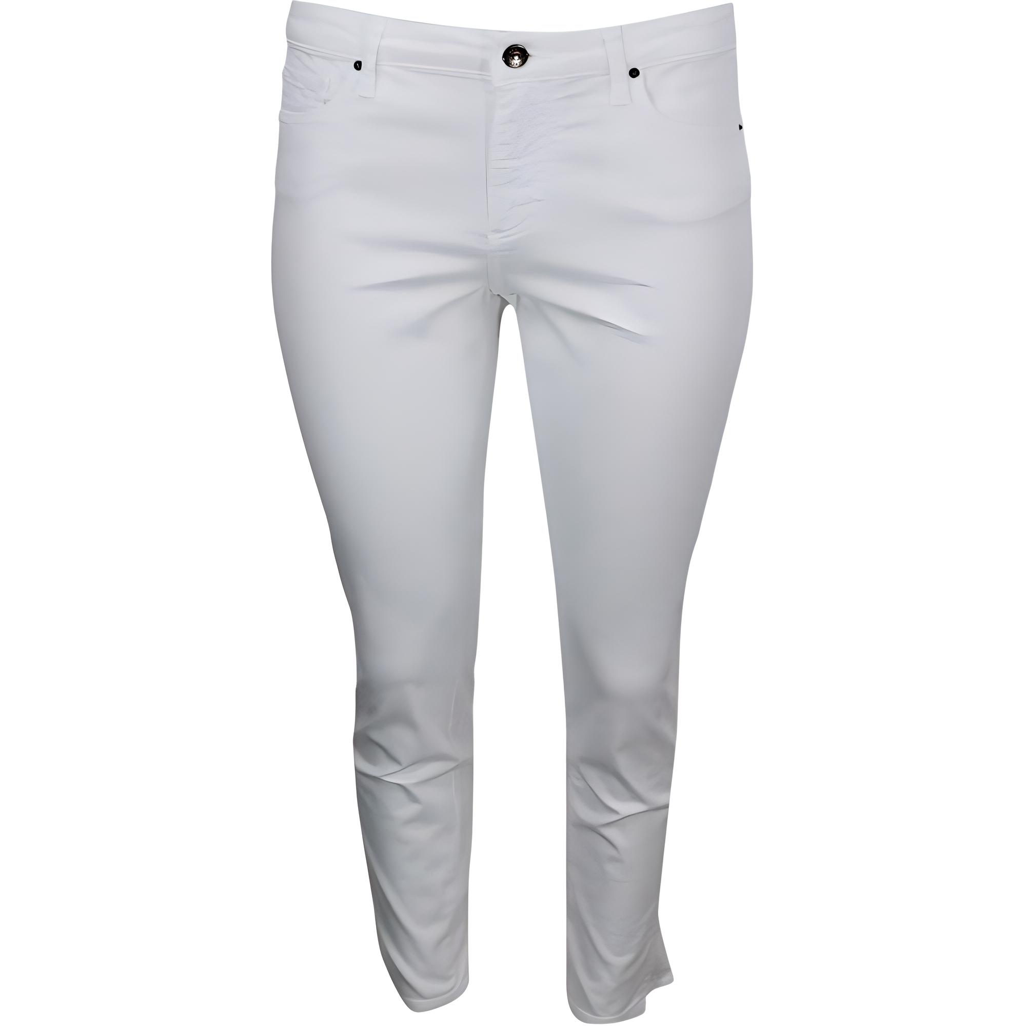 

Женские белые повседневные брюки ARMANI EXCHANGE