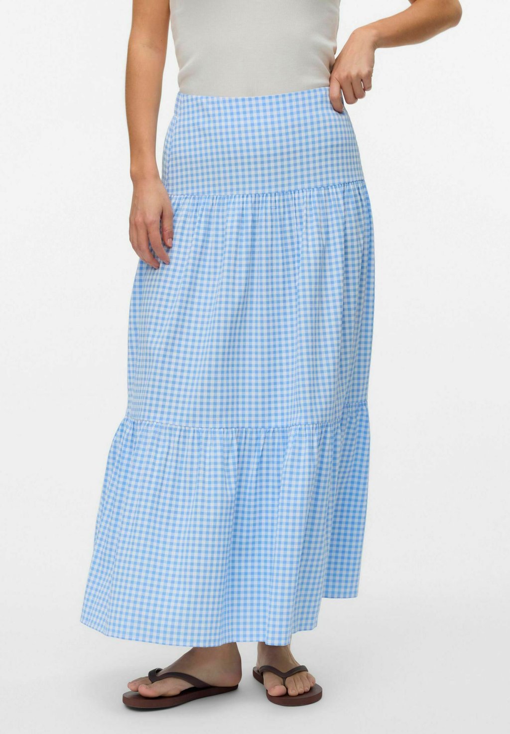 

Юбка макси Vero Moda, светло-голубой