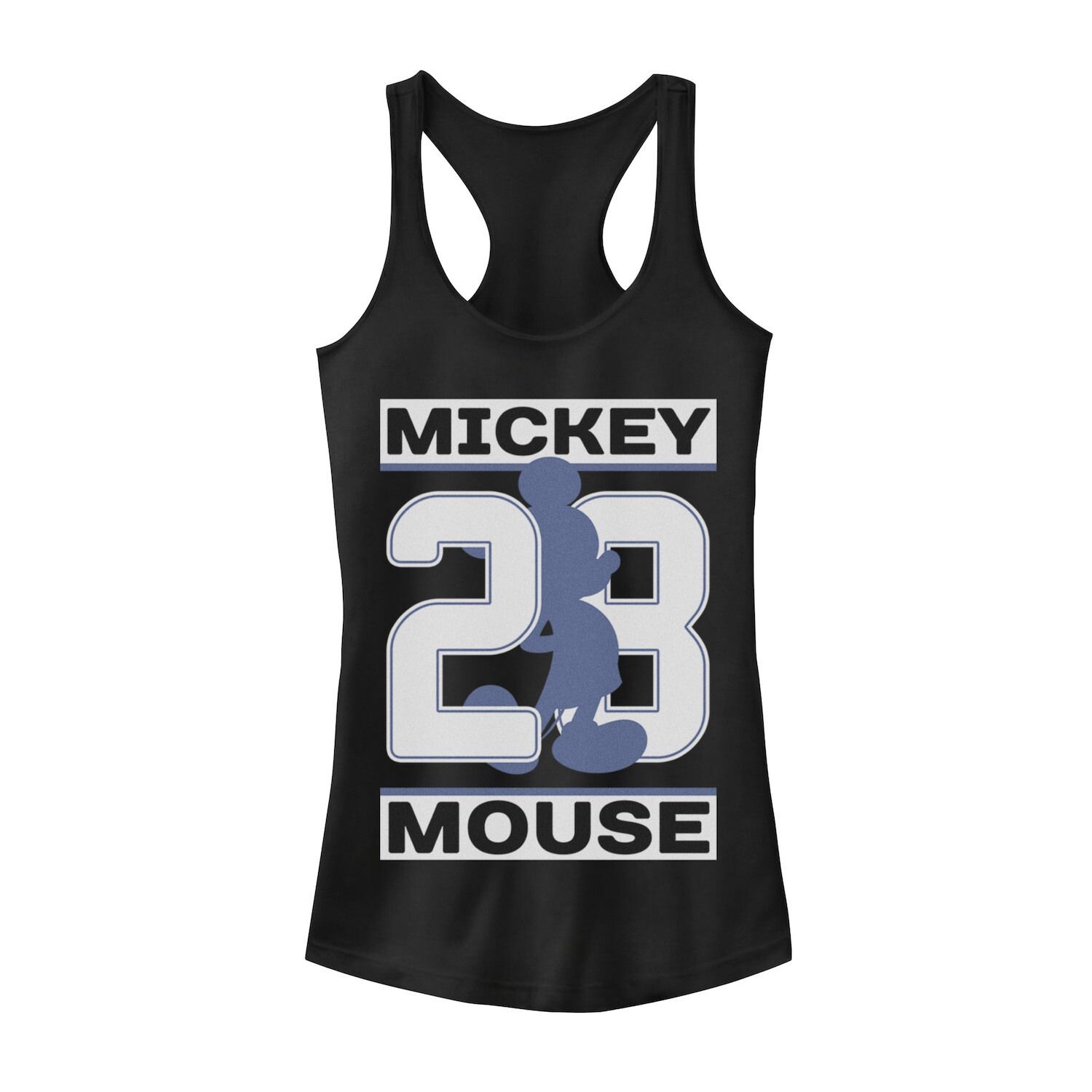 

Майка с силуэтом Микки Мауса Disney Mickey Mouse № 28 для юниоров Licensed Character, черный