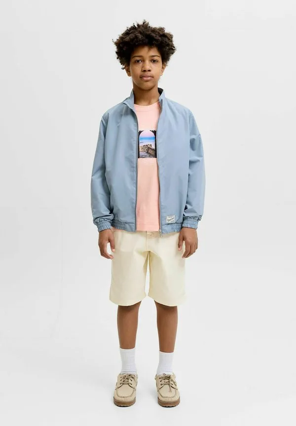 Футболка, футболка для подростков, футболка с принтом Jack & Jones Junior, Peach Melba