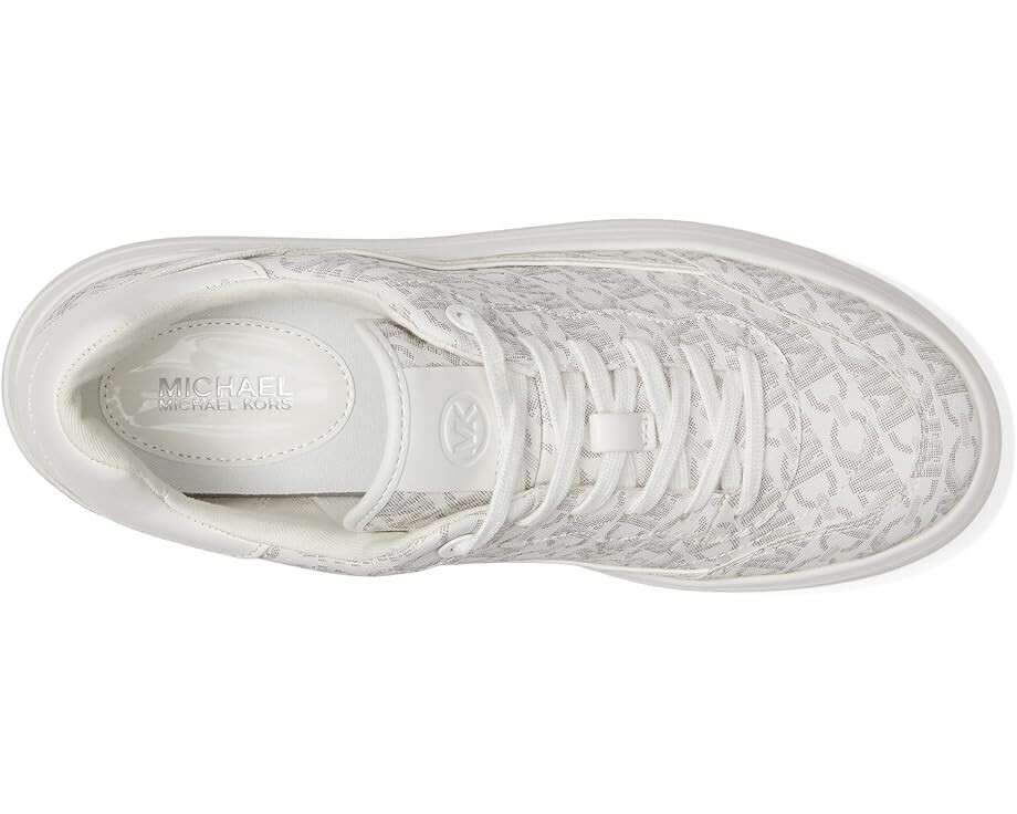 Кроссовки MICHAEL Michael Kors Hayes Lace Up, цвет Optic White Multi — фото 2