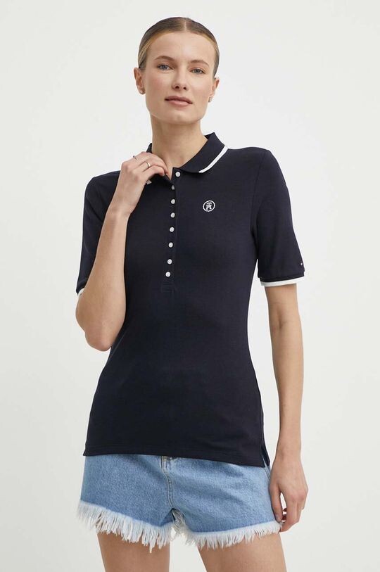 

Поло Tommy Hilfiger, темно-синий