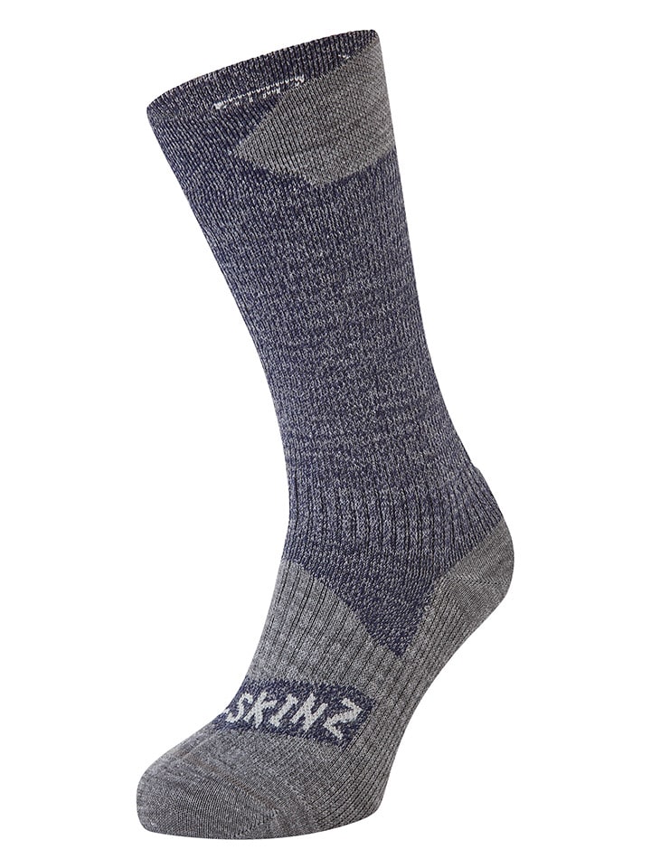 

Носки SEALSKINZ Funktionssocken Raynham, цвет Dunkelblau/Grau