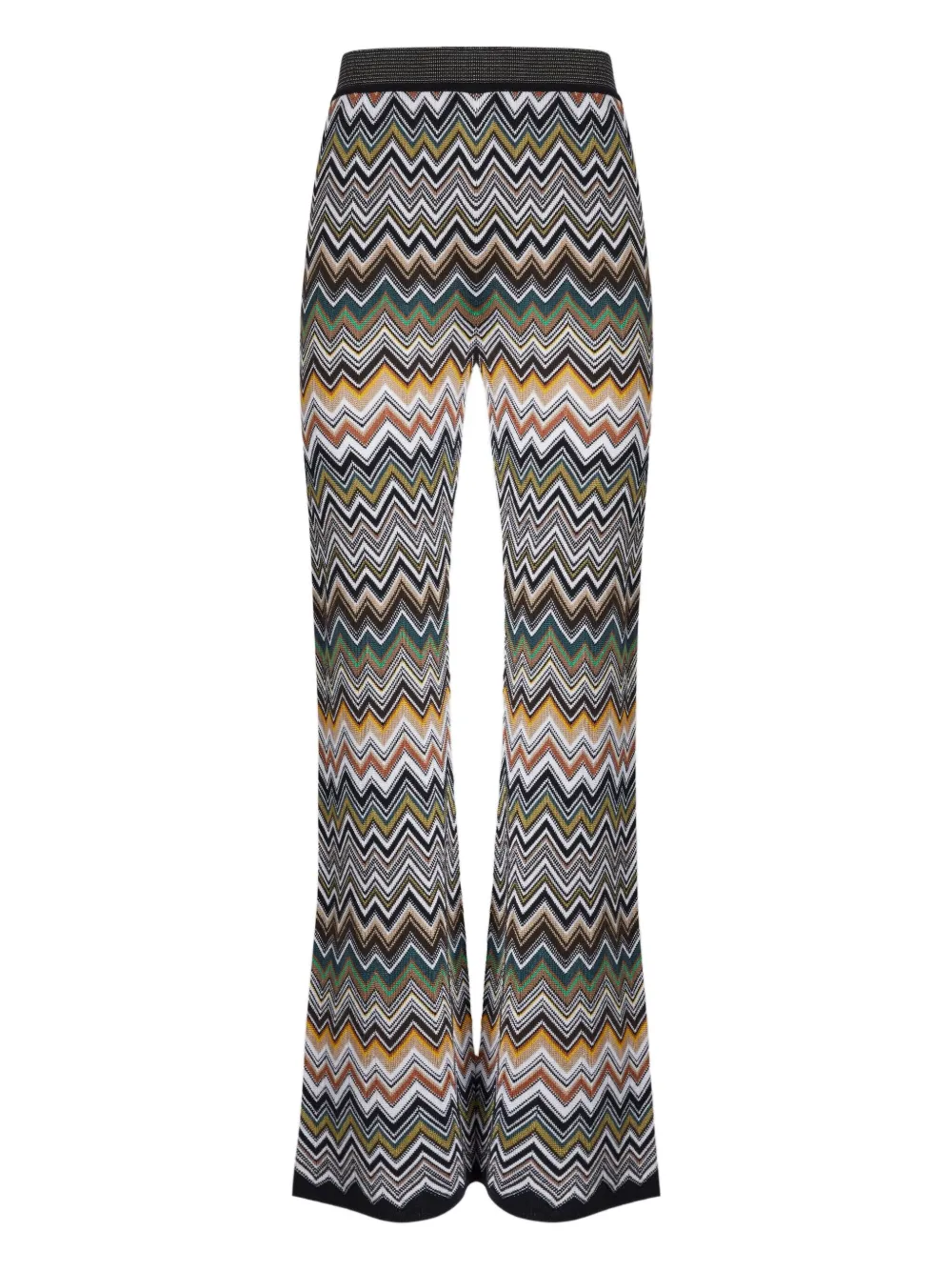 

Расклешенные брюки с узором шеврон Missoni, белый