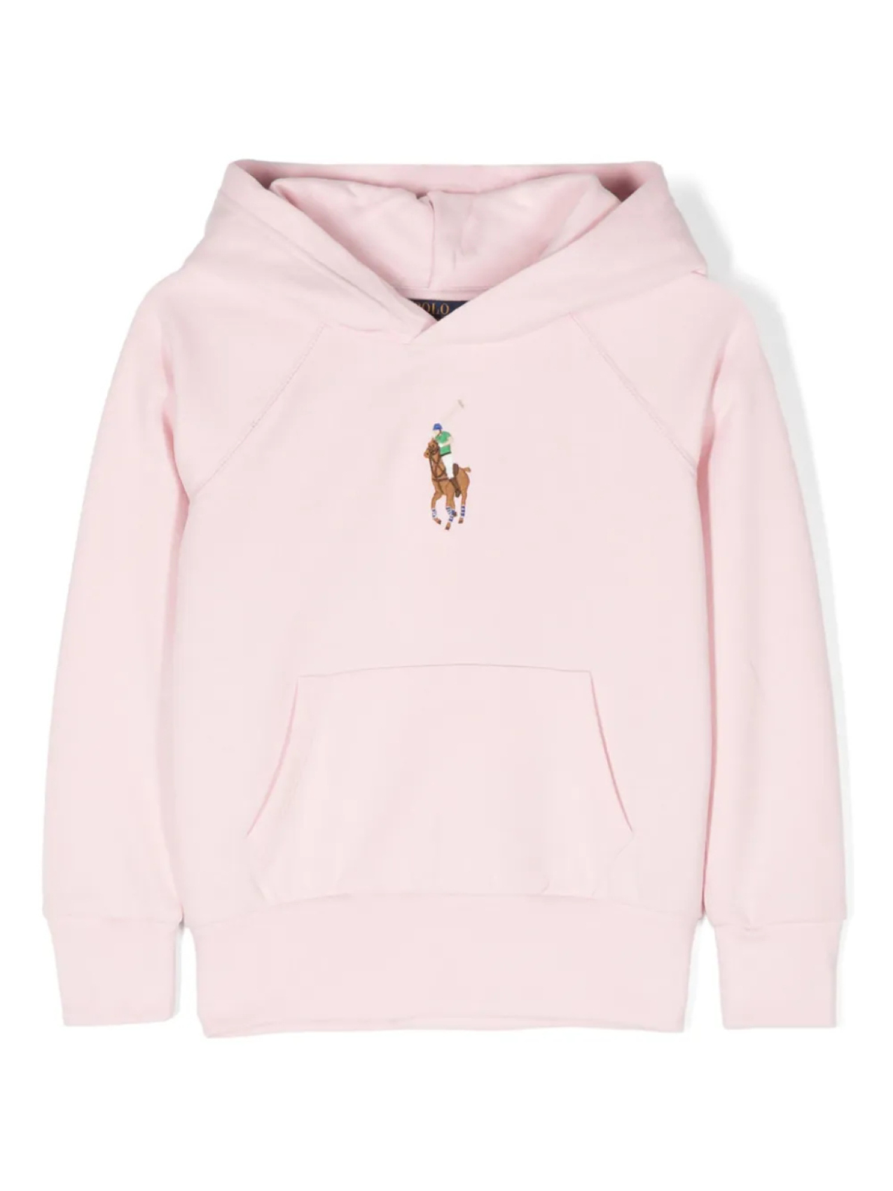 

POLO RALPH LAUREN KIDS худи с вышитым логотипом, розовый