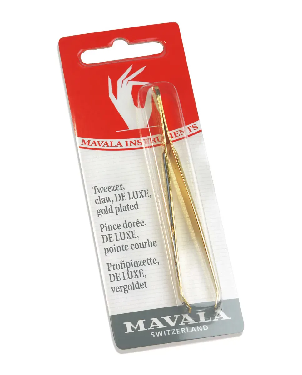 Пинцет для бровей Luxe Dorada Mavala