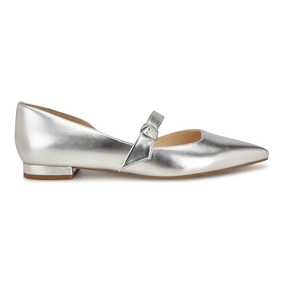 Женские туфли без шнуровки Nine West Leeza с острым носком, цвет Cream — фото 2