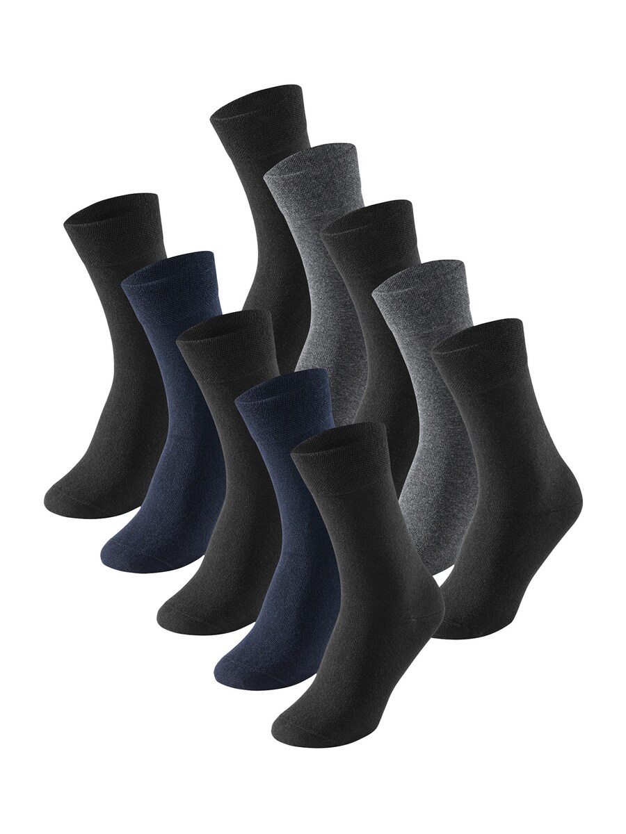 

Носки SCHIESSER Cotton Fit, цвет Blue/Grey/Black