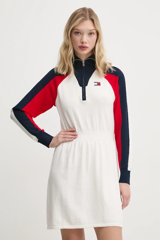 

Хлопковое платье Answear Exclusive Pinko, красный