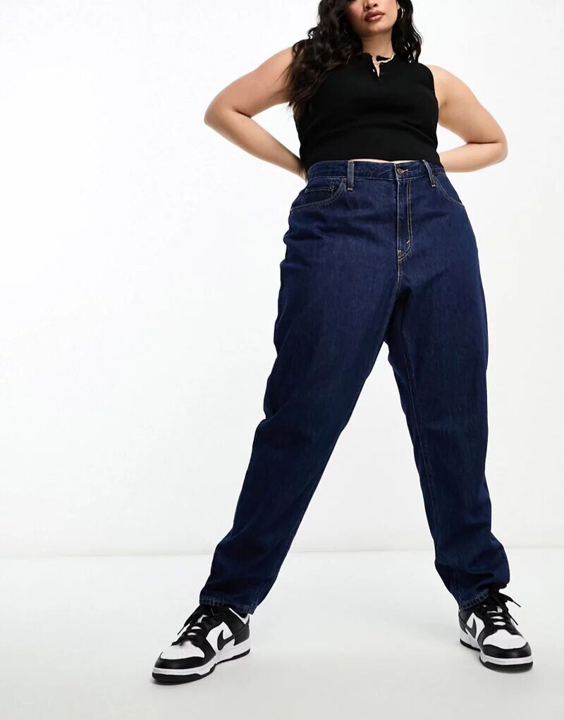 

Джинсы цвета индиго с завышенной талией Levi's Plus