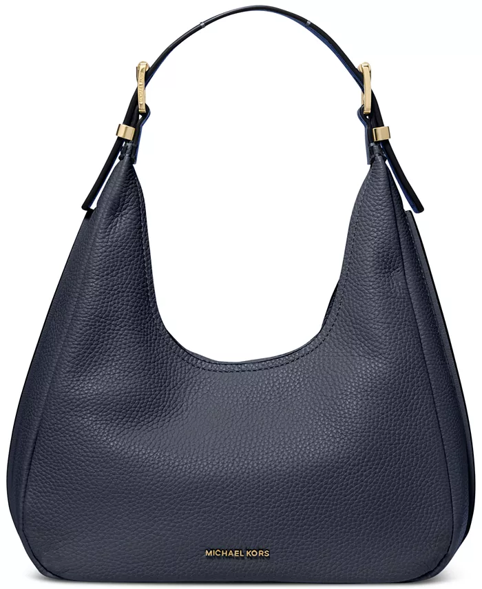 

Сумка через плечо Nolita Small Leather Hobo Michael Kors, черный