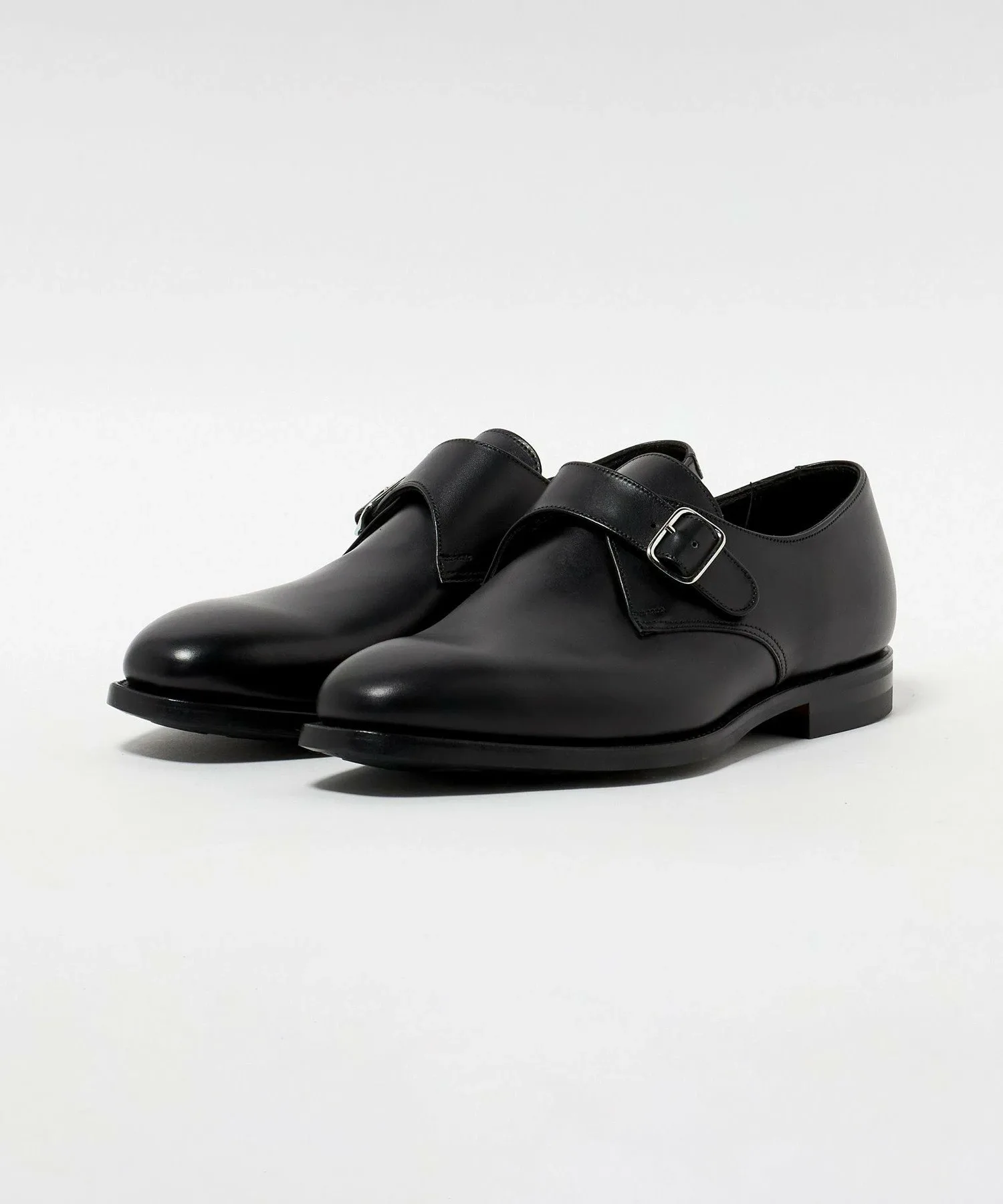 Туфли-монки CROCKETT & JONES COMPTON United Arrows, Black — фото 2