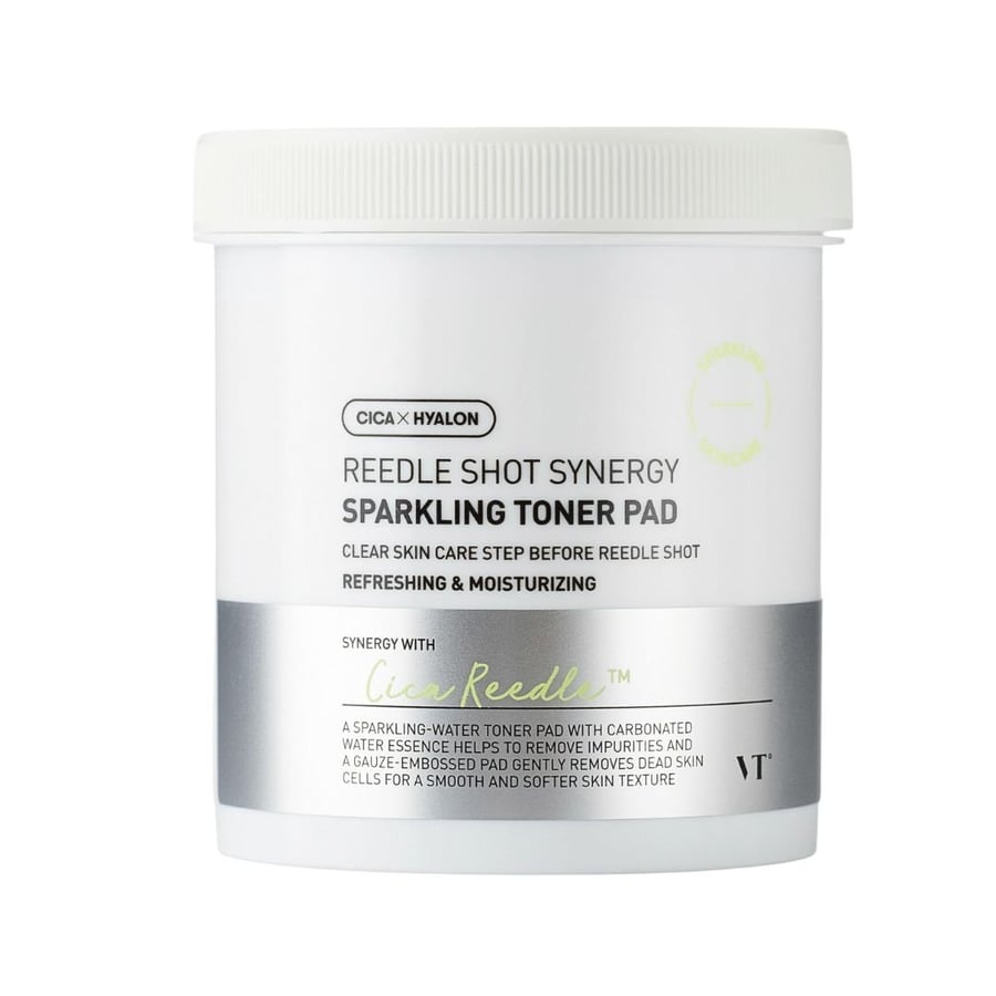 

VT COSMETICS REEDLE SHOT SYNERGY SPARKLING TONER PAD 80 шт. - Тонизирующие подушечки для лица