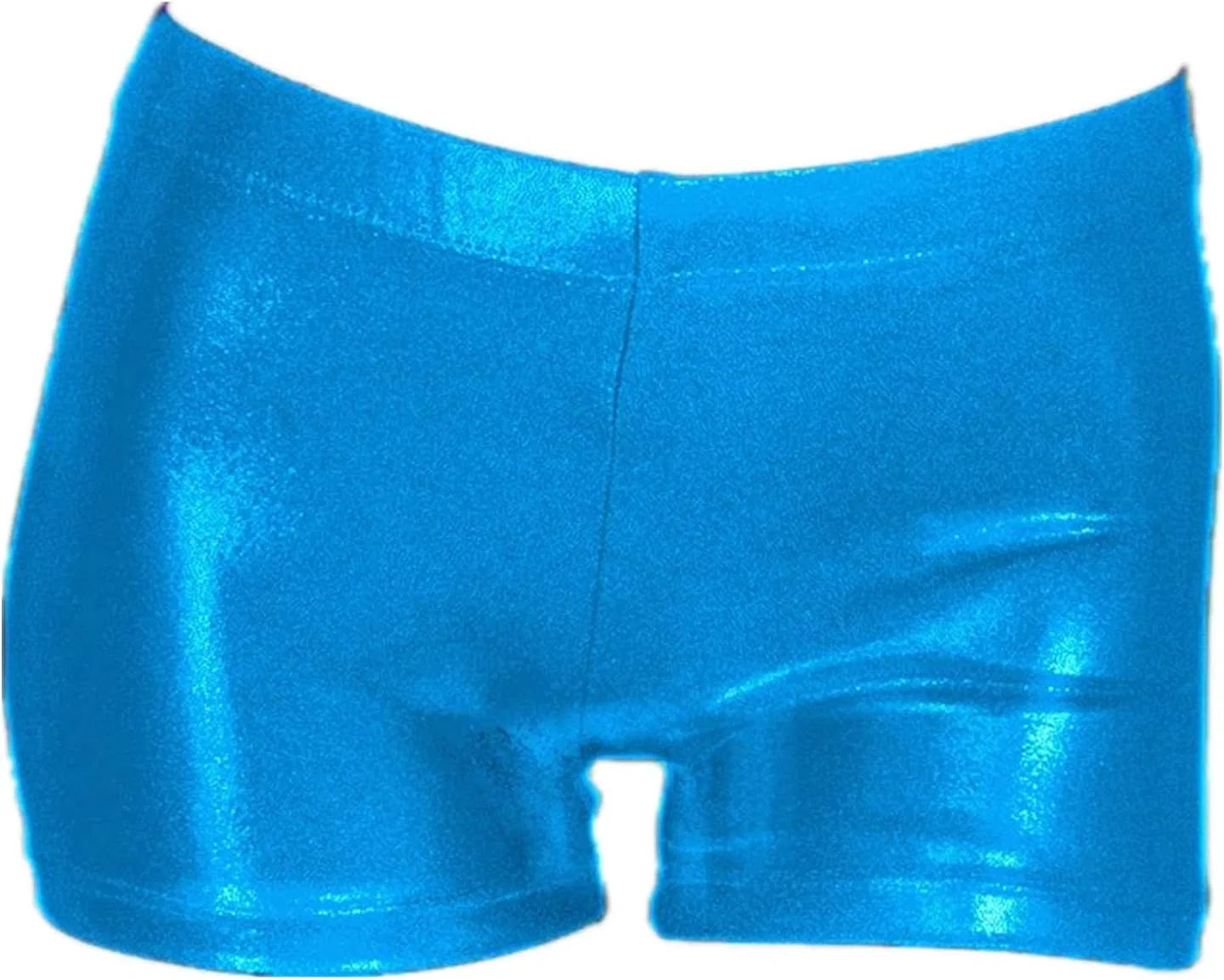 ZIZI Aosva Little Big Girls' Sparkle Dance Tumbling Athletic Gymnastics Short 2-14Years, синий