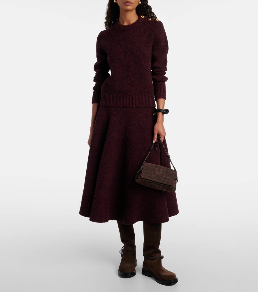 Ботинки James Knot до колена из замши Bottega Veneta, Fondant — фото 3