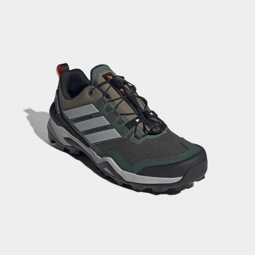 Мужские походные кроссовки Adidas Terrex Skychaser, черный/серый/оливковый — фото 4