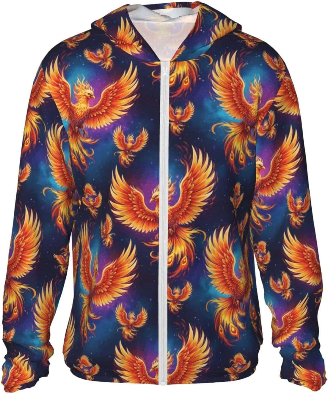 

Мужская легкая толстовка с капюшоном Supdreamc, UPF 50+, длинный рукав, молния