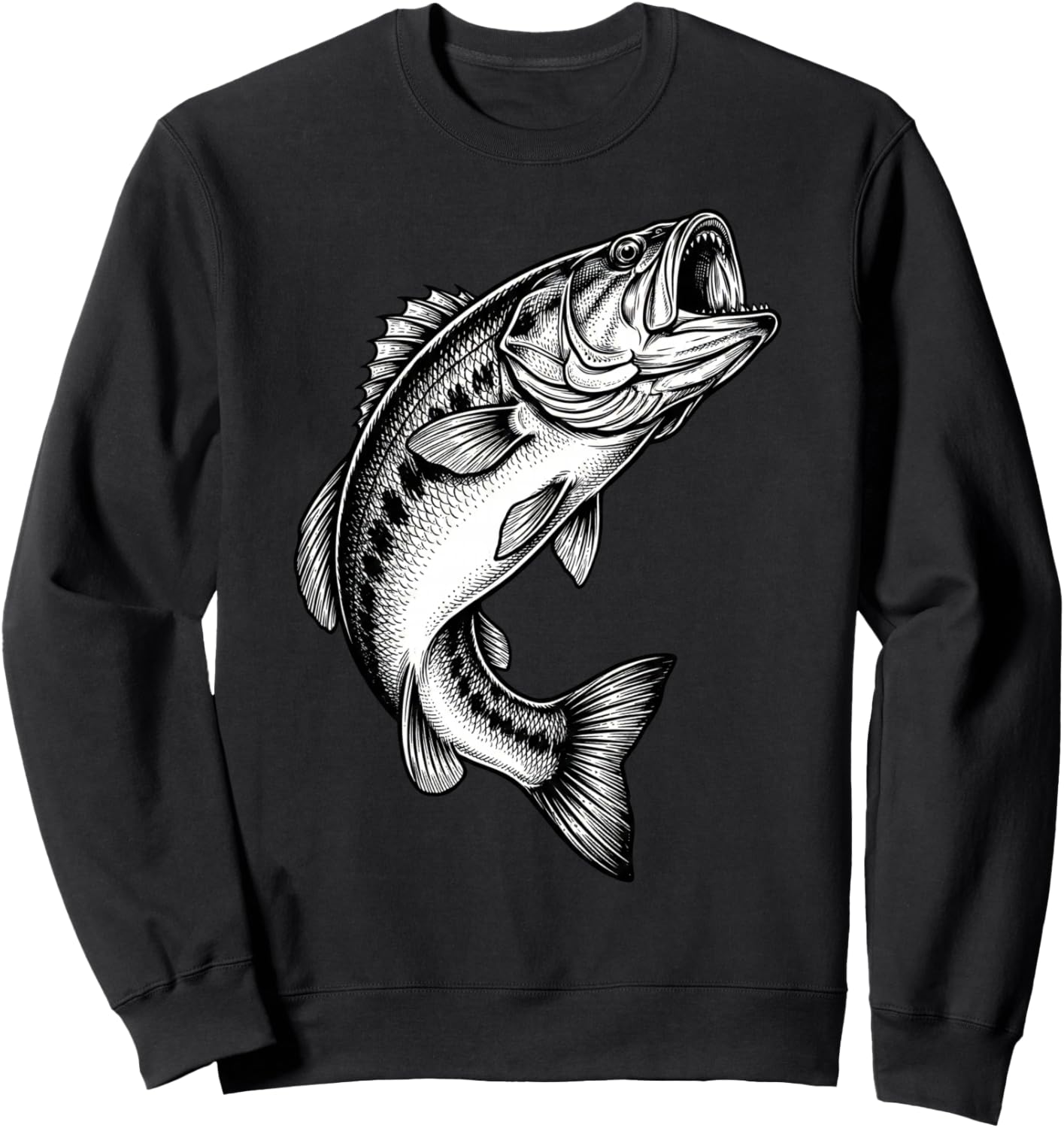 

Винтажная черно-белая толстовка с изображением окуня, рыбака Bass Fish Angler Fisherman Art, Черный, Винтажная черно-белая толстовка с изображением окуня, рыбака Bass Fish Angler Fisherman Art
