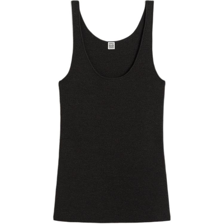 

Вязаный топ TOTEME, Bark Brown Mixed Color