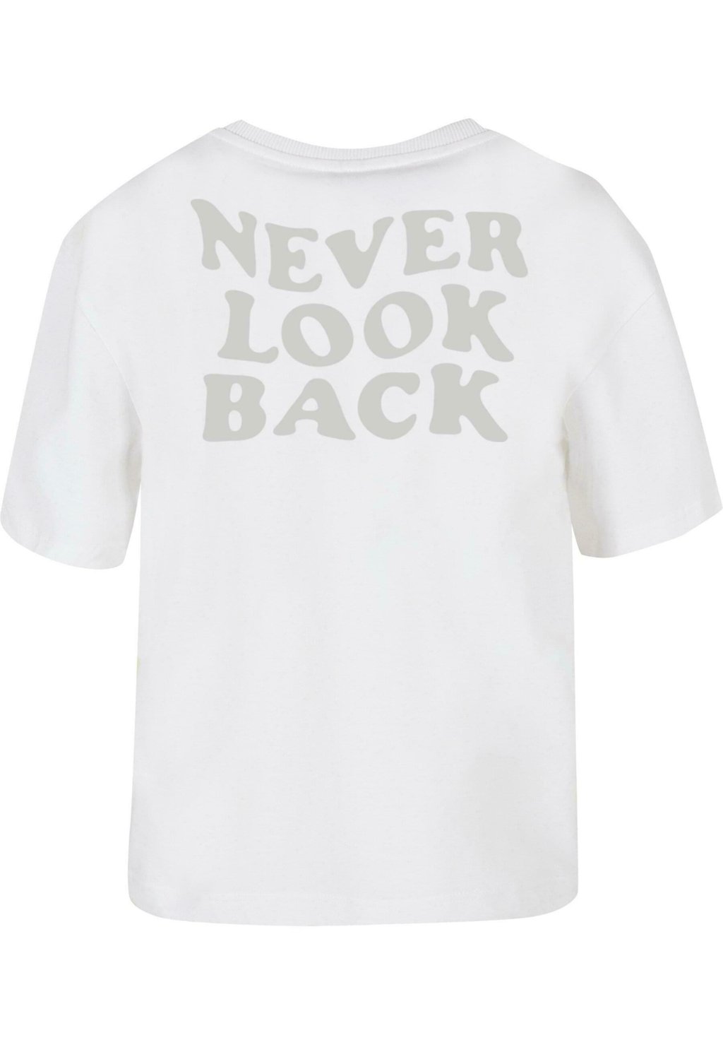 

Футболка с принтом NEVER LOOK BACK Mister Tee, белый