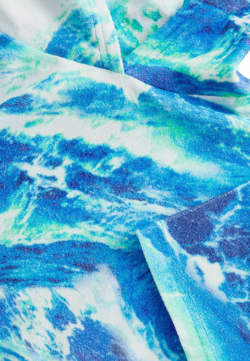 

Пляжный аксессуар TOWELING TIE DYE PONCHO Next, синий