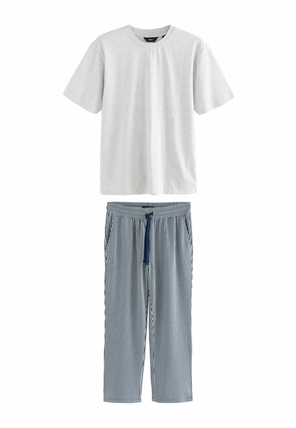 

Пижама REGULAR FIT - SUPERSOFT STRIPE SHORT SLEEVE SET - Pyjama set Next, синий