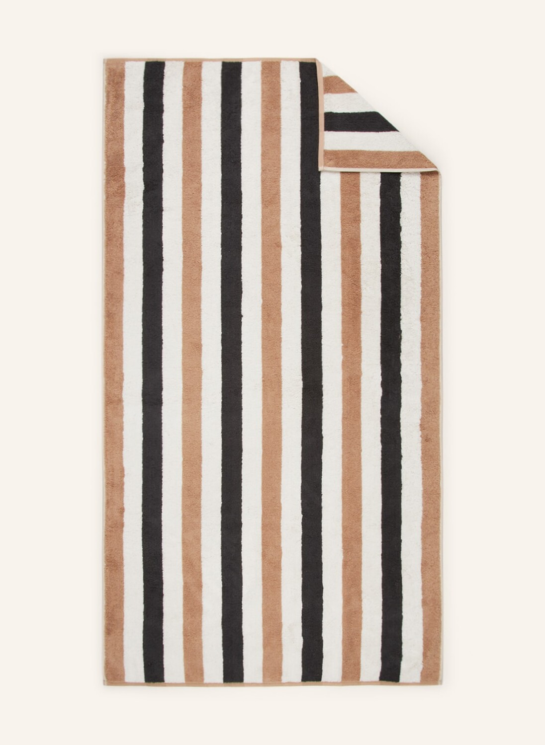 

Полотенце для душа Cawoe COAST STRIPES, 70x140 см, цвет dunkelgrau/weiss/braun