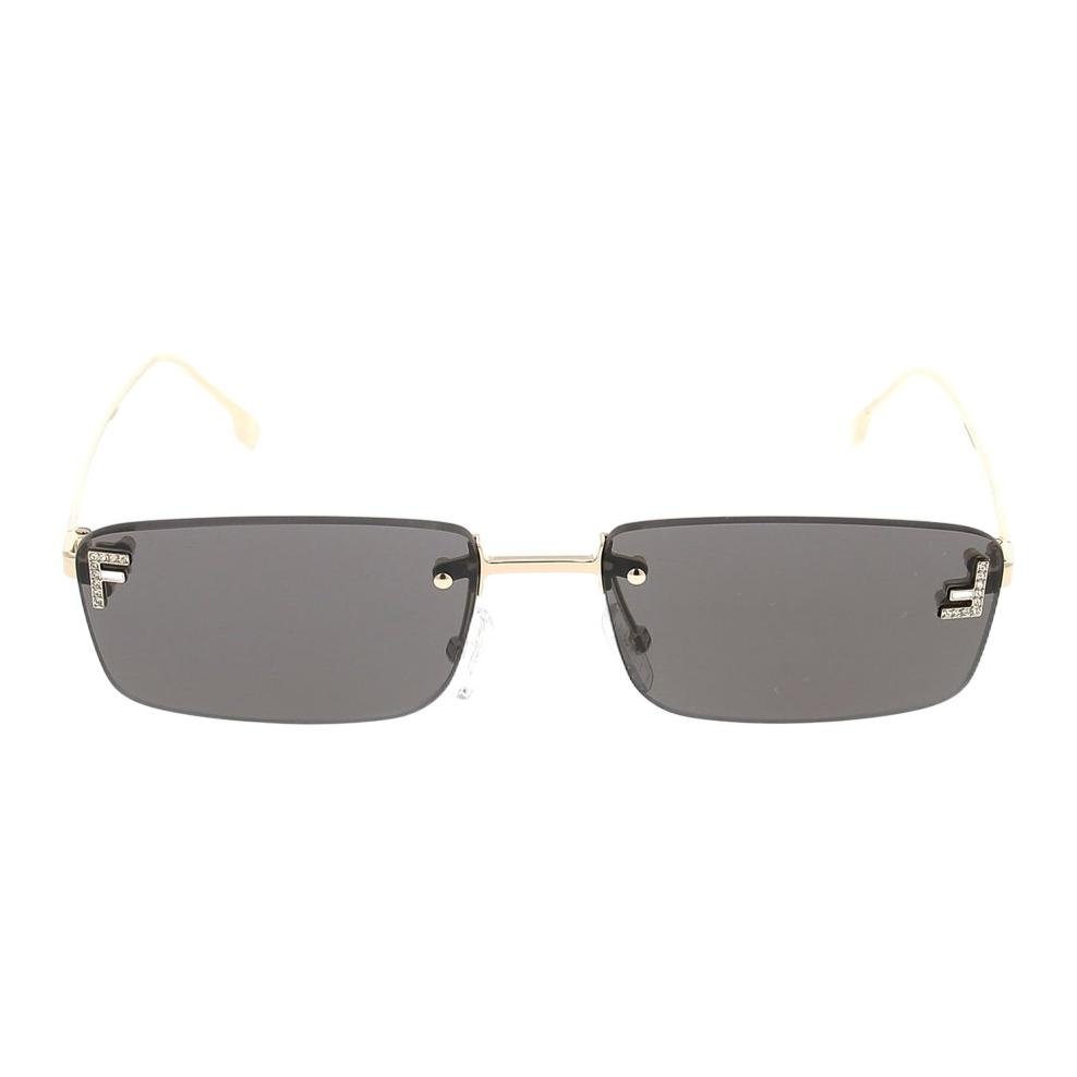 

FENDI Прямоугольные солнцезащитные очки, Gold