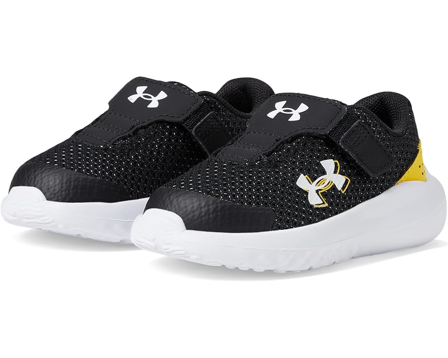 

Кроссовки Under Armour Kids Infant Surge 4 Alternate Closure, цвет Black/Taxi/White