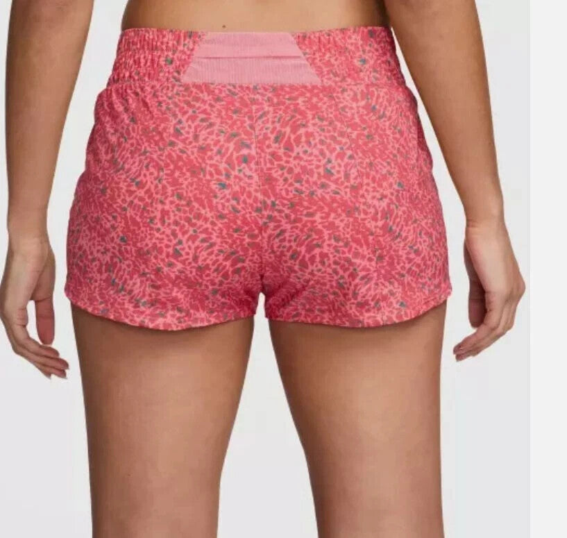 Женские шорты Nike One Shorts Dri-FIT Brief-Lined Elastic Waist Active SRT177, мультиколор — фото 2